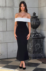 Bex Midi Dress - Black