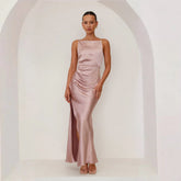 Bridesmaid Maxi Dress - Dust Pink