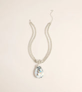 Major Drop Pendant Statement Necklace