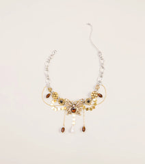 Wildly Adorned Butterfly Statement Necklace