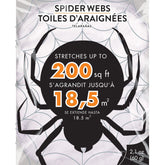 White Stretch Spider Web, 200 sq ft