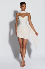 Denise Mini Dress - Ivory