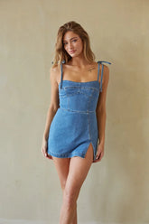 Saylor Denim Denim Mini Dress