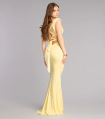 Vanessa Lace-Up Mermaid Formal Dress