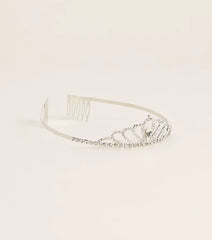 Crowned In Shine Rhinestone Tiara