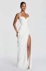 Elara Maxi Dress - Ivory
