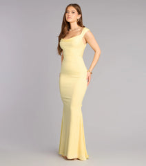 Vanessa Lace-Up Mermaid Formal Dress