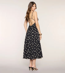Maggie Polka Dot Midi Formal Dress