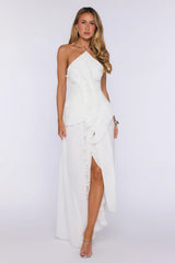 Beyond Style Maxi Dress Ecru
