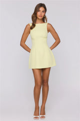 She Is The Mood Mini Dress Yellow