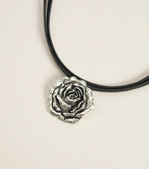 Petal With Attitude Rose Choker Necklace