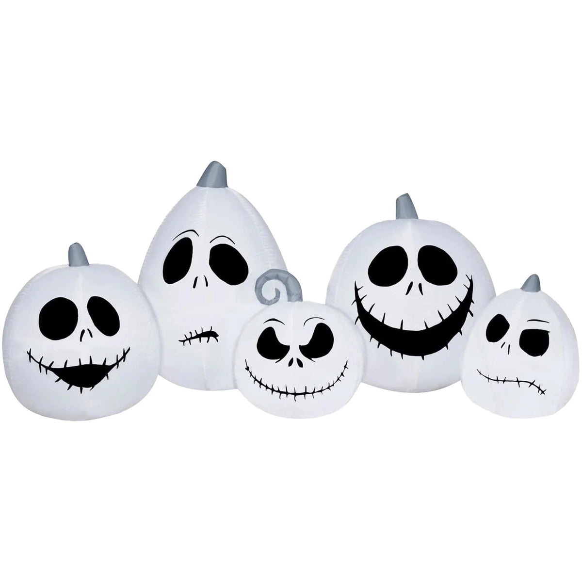 7.5 Foot The Nightmare Before Christmas Jack Skellington Pumpkin Faces Light Up Halloween Inflatable Lawn Decoration