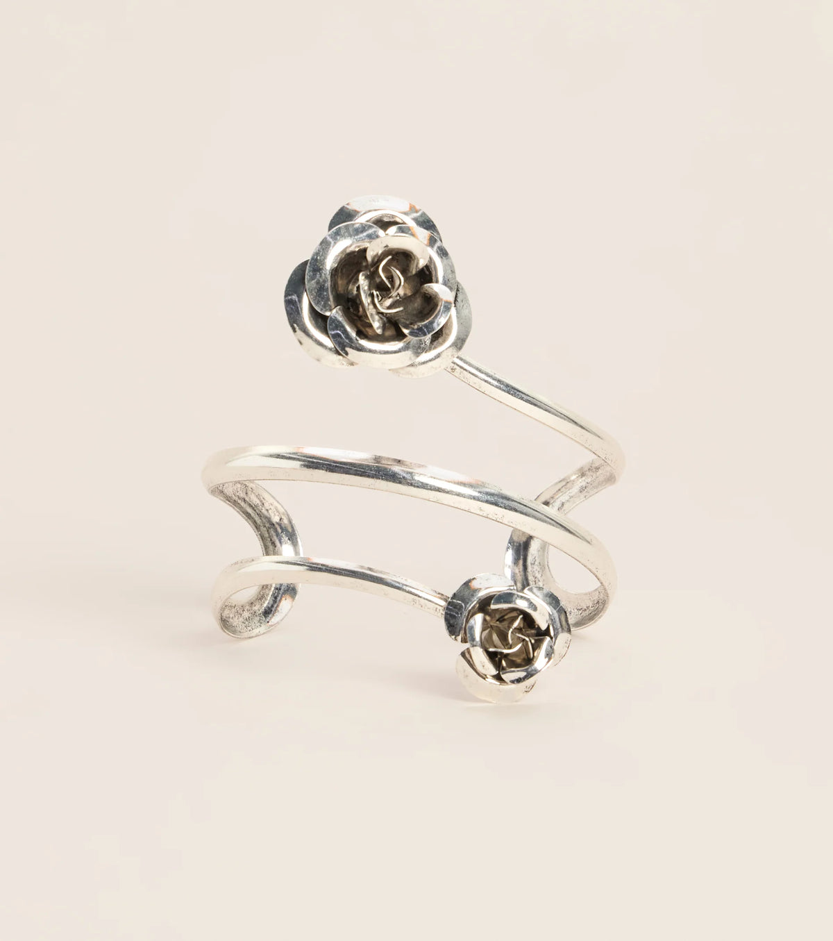 Rose To The Occasion Floral Arm Cuff Bracelet