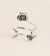 Rose To The Occasion Floral Arm Cuff Bracelet