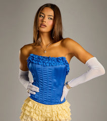 Fairest Of All Satin Corset Top