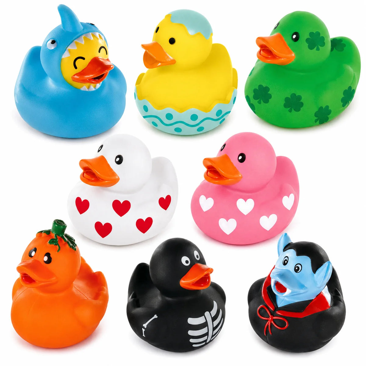 Seasonal Rubber Duck Value Pack, 80ct