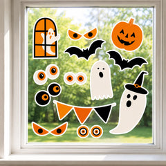 Boo Bash Window Decorations, 15ct