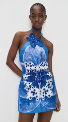 Everlee Orchid Print Mini Dress