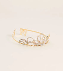 Crowned For The Night Rhinestone Tiara