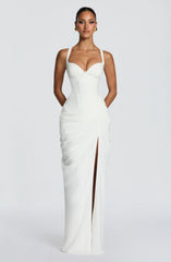Elara Maxi Dress - Ivory