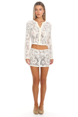 Sea Salines Top Off White