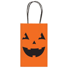 Jack-o'-Lantern Kraft Favor Bag