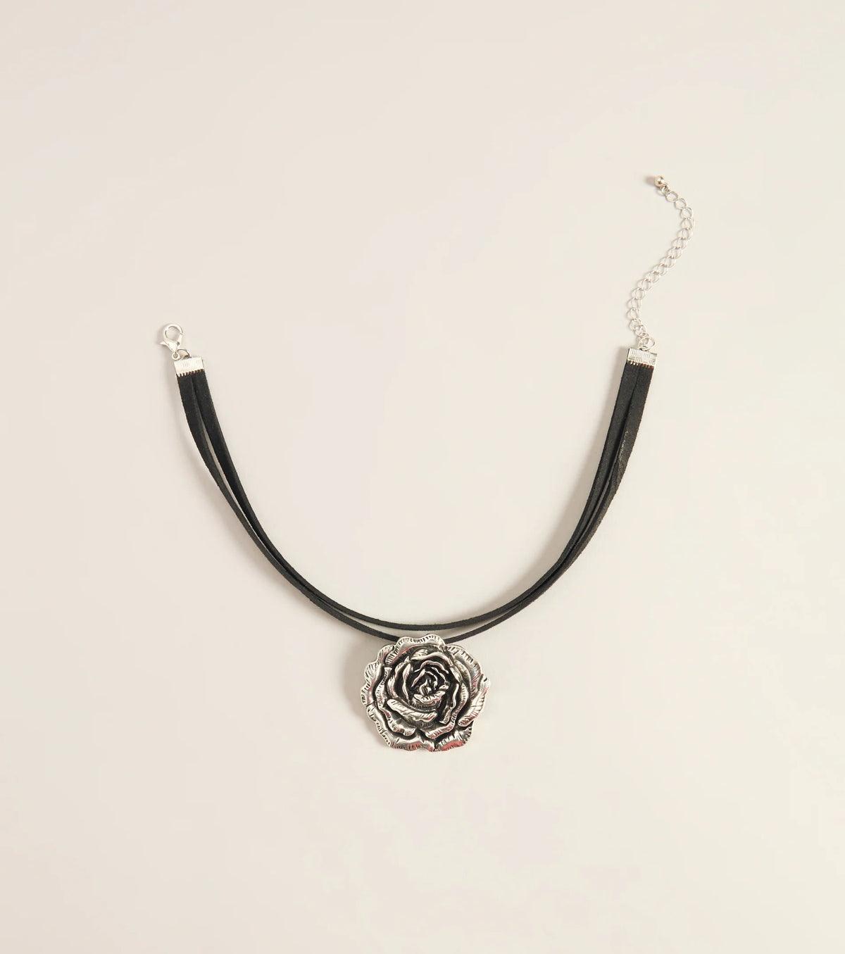 Petal With Attitude Rose Choker Necklace