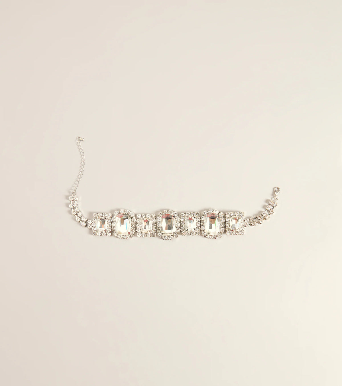 Shine Statement Rhinestone Choker Necklace