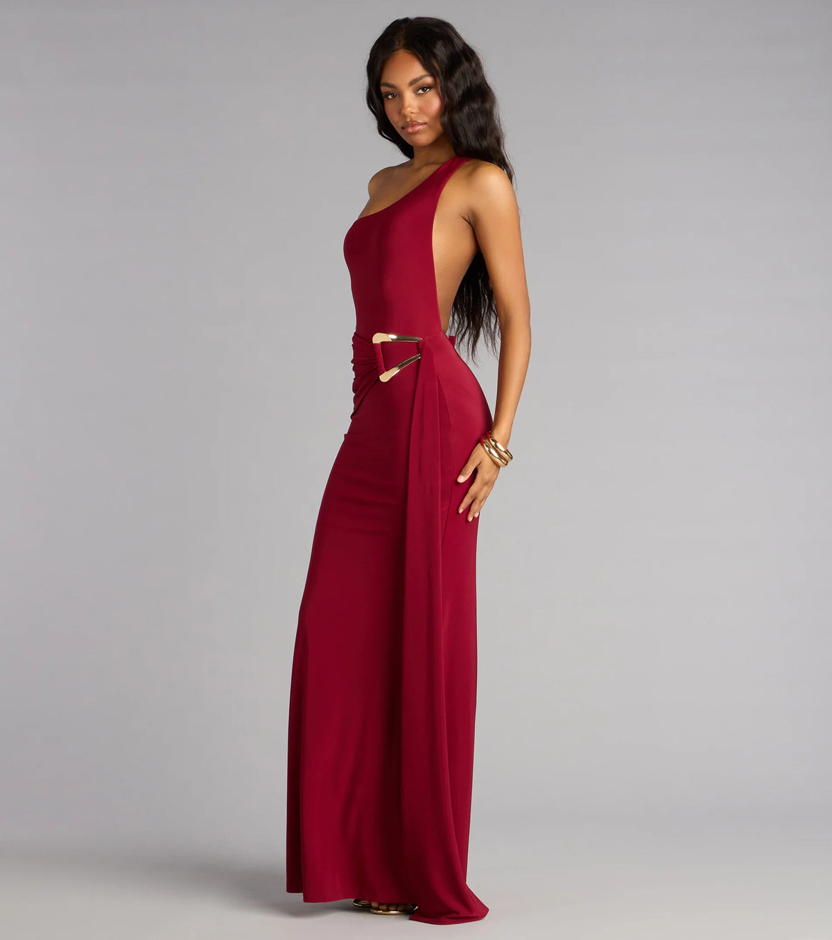 Marina One-Shoulder Mermaid Formal Dress