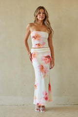 Anahi Floral Tube Top