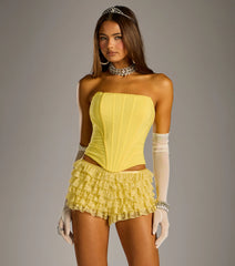 So Sweet Ruffled Lace Hot Shorts