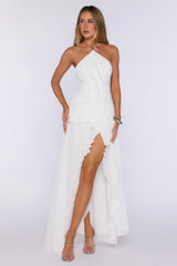 Beyond Style Maxi Dress Ecru