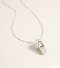 Call It Glam Referee Whistle Necklace
