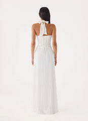 Tunnel Vision Maxi Dress - White