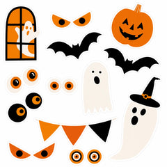 Boo Bash Window Decorations, 15ct