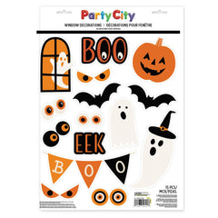 Boo Bash Window Decorations, 15ct