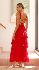 Stasie Maxi Dress - Red